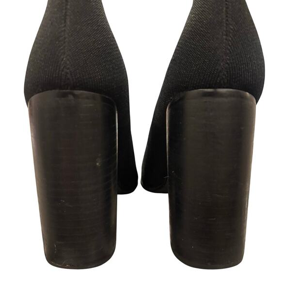 Sol Sana Dannii bootie, Black sock bootie w/block heel, EU size 40,US size 9-9.5 - Picture 3 of 10